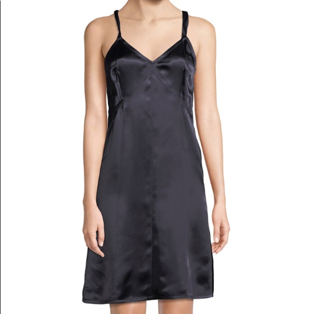 HELMUT LANG SATIN MIDI DRESS (4)